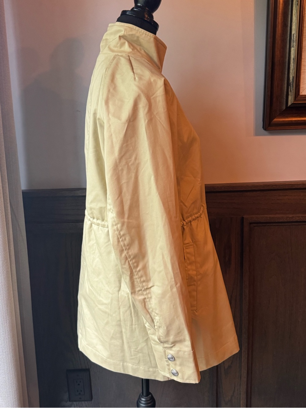 a new day tan  Cinch-Waist Utility Jacket Medium NWOT - Picture 6 of 8